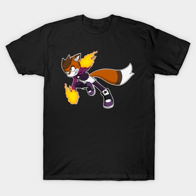 Cinder Lunge T-Shirt by Firestorm Fox